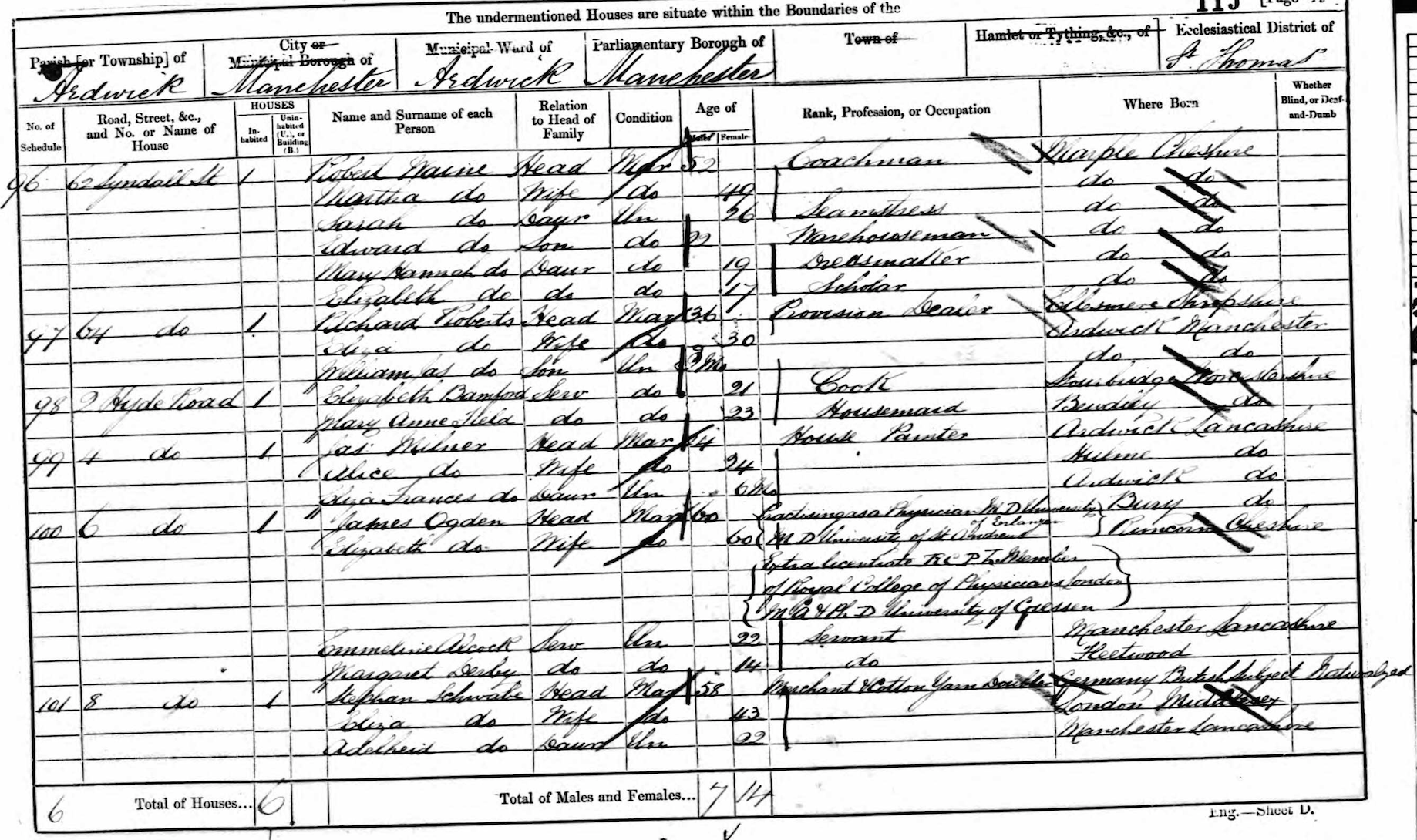 Stephan Schwabe 1861 census1