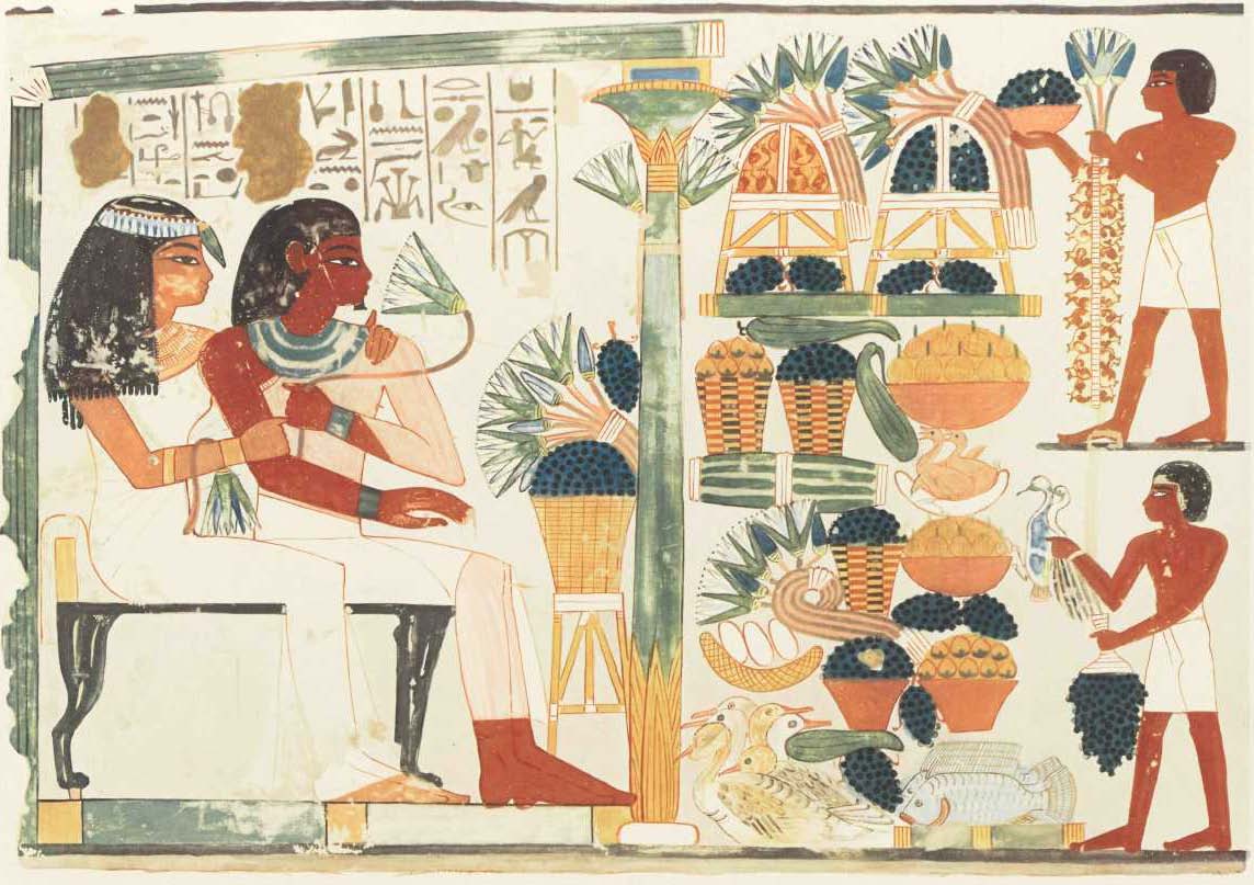 Francis Unwin Egyptian Tomb Drawings Plate XXV