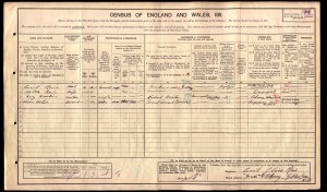 Cecil and Hilda Reis on 1911 Census