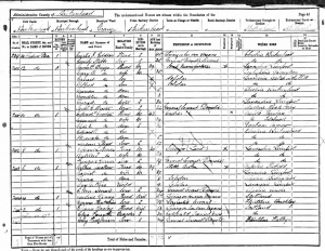 Harriet Reis Swallow 1881 Census