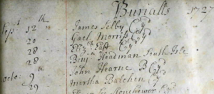 Martha Balchen Burial