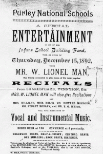 William Lionel Man Play Bill