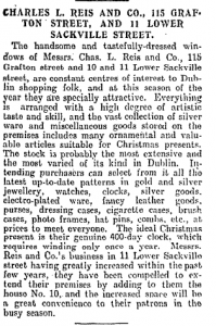 Charles L Reis Grafton Street Ad2