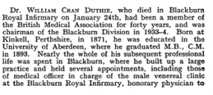 William Cran Durhie Obit 1
