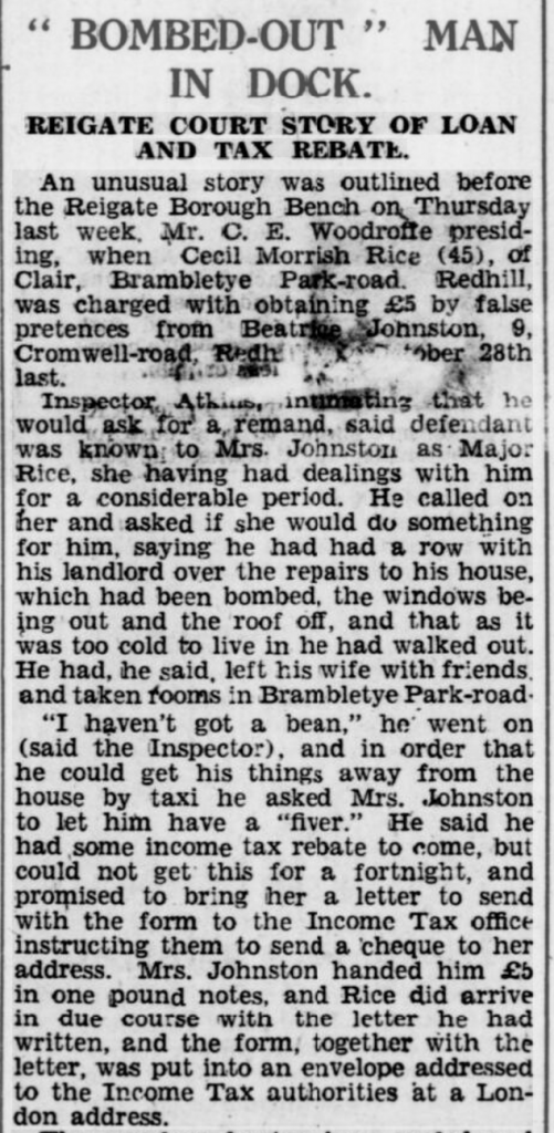 Cecil Morrish Rice 1