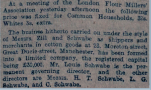 Zill and Schwabe , November 23, 1909