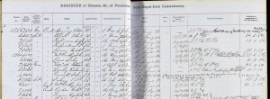 Ezekiel Dugan Death Registration
