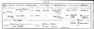 Harry George Percy Man Marriage